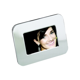 Radius Frame, Nickel Plated Holds 5" X 7" Photo