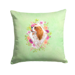 CK4286PW1414 Floral Design with Dog Picture Decor Pillows