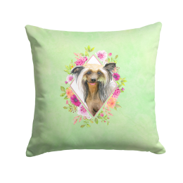 CK4290PW1414 Floral Design with Dog Picture Decor Pillows