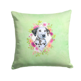 CK4296PW1414 Floral Design with Dog Picture Decor Pillows