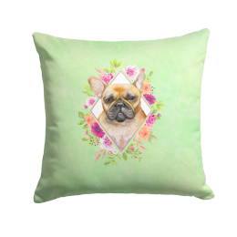 CK4304PW1414 Floral Design with Dog Picture Decor Pillows