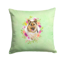 CK4306PW1414 Floral Design with Dog Picture Decor Pillows