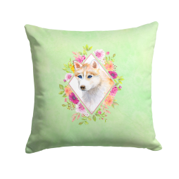 CK4308PW1414 Floral Design with Dog Picture Decor Pillows