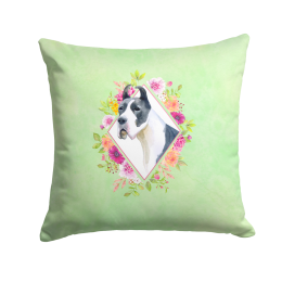 CK4310PW1414 Floral Design with Dog Picture Decor Pillows