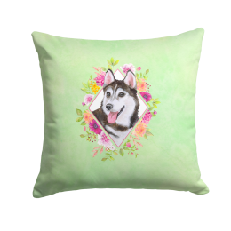 CK4311PW1414 Floral Design with Dog Picture Decor Pillows