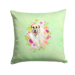 CK4313PW1414 Floral Design with Dog Picture Decor Pillows