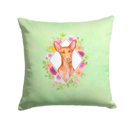 CK4328PW1414 Floral Design with Dog Picture Decor Pillows