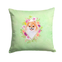 CK4329PW1414 Floral Design with Dog Picture Decor Pillows