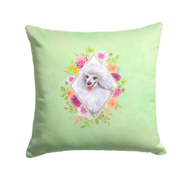 CK4332PW1414 Floral Design with Dog Picture Decor Pillows