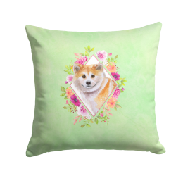 CK4343PW1414 Floral Design with Dog Picture Decor Pillows