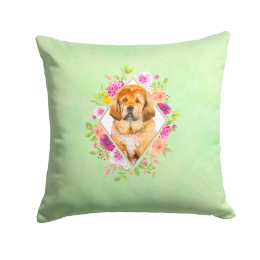 CK4349PW1414 Floral Design with Dog Picture Decor Pillows