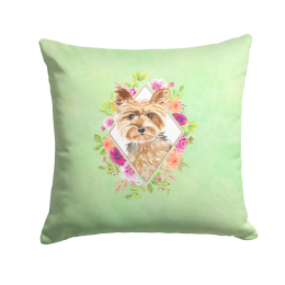 CK4357PW1414 Floral Design with Dog Picture Decor Pillows