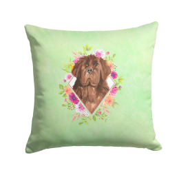 CK4381PW1414 Floral Design with Dog Picture Decor Pillows