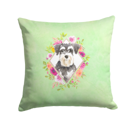 CK4382PW1414 Floral Design with Dog Picture Decor Pillows