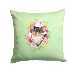 CK4385PW1414 Floral Design with Dog Picture Decor Pillows