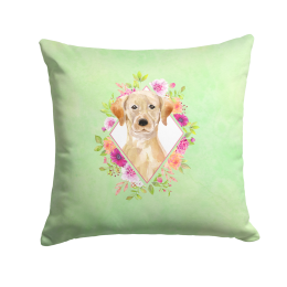 CK4387PW1414 Floral Design with Dog Picture Decor Pillows