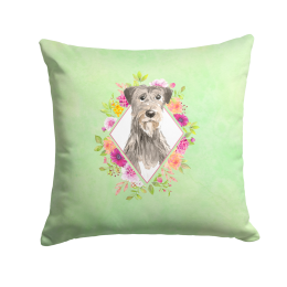 CK4391PW1414 Floral Design with Dog Picture Decor Pillows