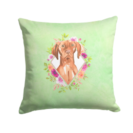 CK4392PW1414 Floral Design with Dog Picture Decor Pillows