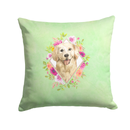 CK4395PW1414 Floral Design with Dog Picture Decor Pillows