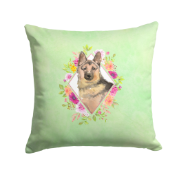 CK4397PW1414 Floral Design with Dog Picture Decor Pillows