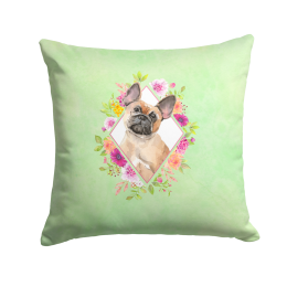 CK4398PW1414 Floral Design with Dog Picture Decor Pillows