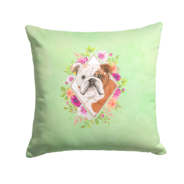 CK4400PW1414 Floral Design with Dog Picture Decor Pillows