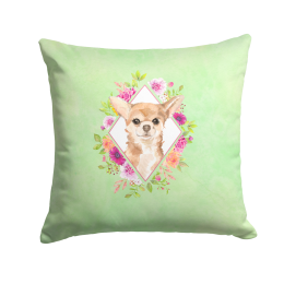 CK4405PW1414 Floral Design with Dog Picture Decor Pillows