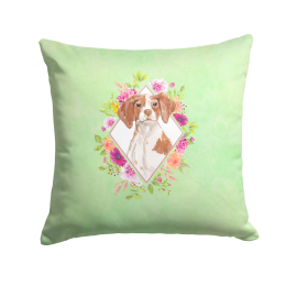 CK4414PW1414 Floral Design with Dog Picture Decor Pillows