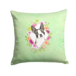 CK4417PW1414 Floral Design with Dog Picture Decor Pillows