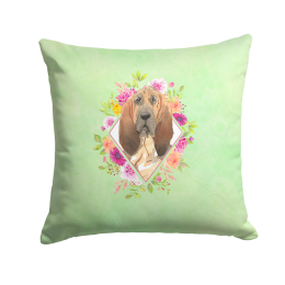 CK4419PW1414 Floral Design with Dog Picture Decor Pillows