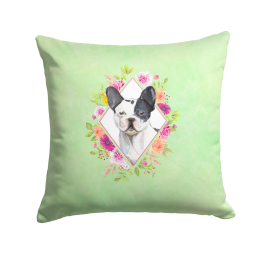 CK4420PW1414 Floral Design with Dog Picture Decor Pillows