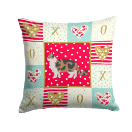 CK5685PW1414 Cat Print Love Fabric Decorative Pillow