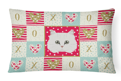 CK5103PW1216 Cat Face Love Fabric Decorative Pillow