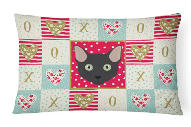 CK5131PW1216 Cat Face Love Fabric Decorative Pillow