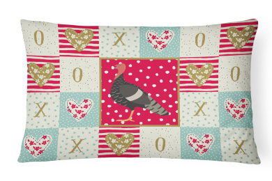 CK5414PW1216 Bird Art Love Fabric Decorative Pillow