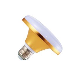 Led Golden Flying Saucer Bulb E27 Large Screw