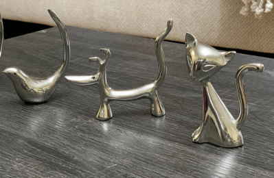 Vibhsa Ring Holders Set of 3-Cat, Dog, Bird