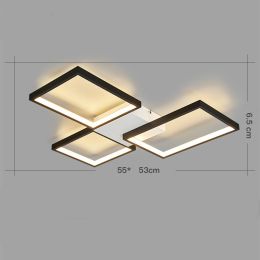 LED Ceiling Lamp Warm Bedroom Simple Household