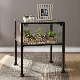 Terrarium Display End Table