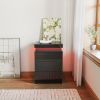 Modern High gloss UV Night Stand with 3 drawers & LED lights