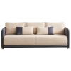 Velvet Sofa BEIGE & GREY Color