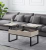 Lift Top Extendable Coffee Table with Storage