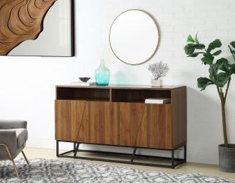 Walden Console Table in Walnut Finish AC00795