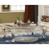 Bently Coffee Table in Marble &amp; Champagne 81665