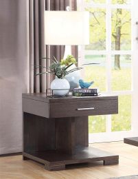 Niamey End Table; Walnut 84852