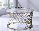 Bluelipe Coffee Table; Champagne 82990