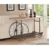 Francie Sofa Table in Oak &amp; Antique Gray 82863