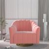 Accent Chair Armchair pink Velvet