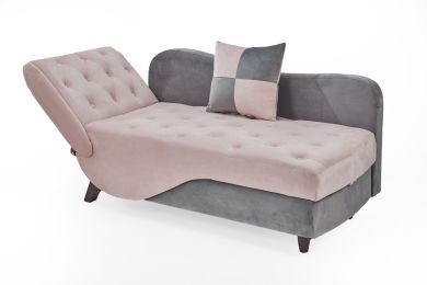 New+Pink adjustable living room sofa bed with storage cushions including a pillow