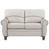 Mid-Century Loveseat Classic Upholstered Couch with Rolled Arm for Home or Office (loveseat)